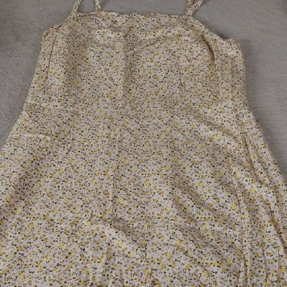 Old Navy Floral Dress - Yellow and Black